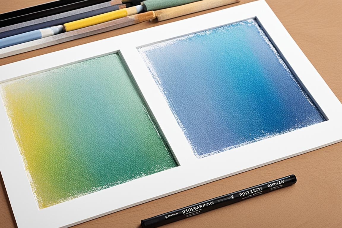 glass vs acrylic for pastels