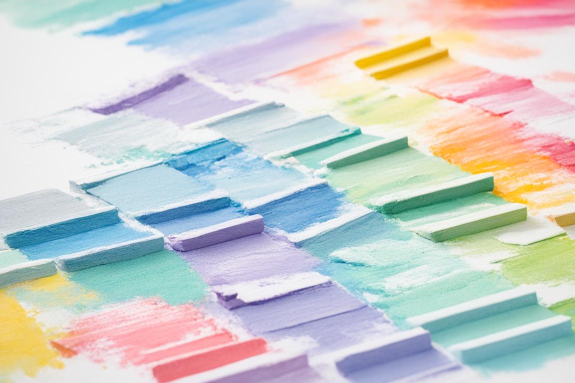 pastel artwork matting